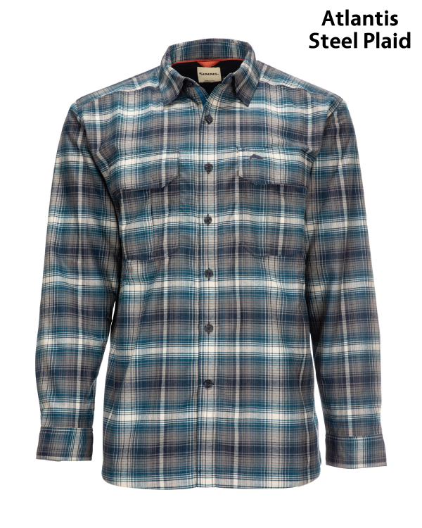 Simms ColdWeather Shirt Atlantis Steel Plaid Simms ColdWeather Shirt Atlantis Steel Plaid